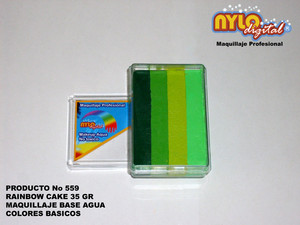 Arcoiris (Rainbow Cake) 35 Gr. Colores basicos