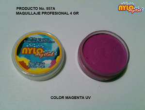 Maquillaje De Fantasia Nylo Digital 4 Gr. Magenta UV