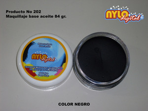 Maquillaje de payaso 84 Gr. Negro