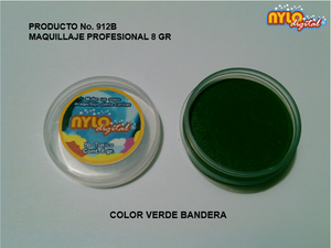 Maquillaje De Fantasia Nylo Digital 8 Gr.Verde Bandera