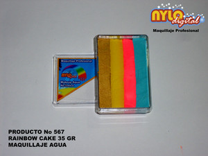 Arcoiris (Rainbow Cake) 35 Gr. Colores combinados