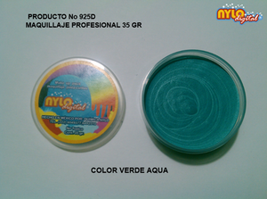 Maquillaje De Fantasia Nylo Digital 35 Gr. Verde Aqua