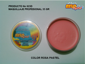 Maquillaje De Fantasia Nylo Digital 35 Gr. Rosa Claro