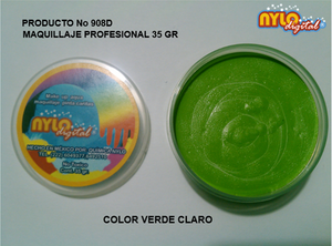 Maquillaje De Fantasia Nylo Digital 35 Gr. Verde Claro