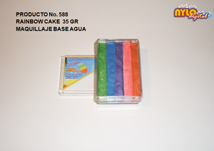 Arcoiris (Rainbow Cake) 35 Gr. Colores metálicos