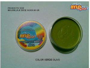 Maquillaje De Fantasia Nylo Digital 60 Gr. Verde Olivo