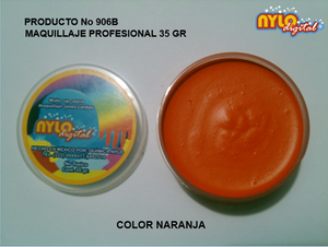 Maquillaje De Fantasia Nylo Digital 35 Gr. Naranja