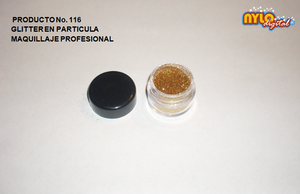 GLITTER EN PARTICULA 8 Gr. COLOR ORO