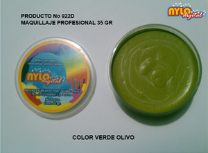Maquillaje De Fantasia Nylo Digital 35 Gr. Verde Olivo
