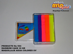 Arcoiris (Rainbow Cake) 35 Gr. Colores UV