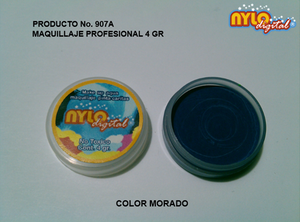 Maquillaje De Fantasia Nylo Digital 4 Gr. Morado