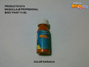 Body paint base agua 15 ml. Naranja