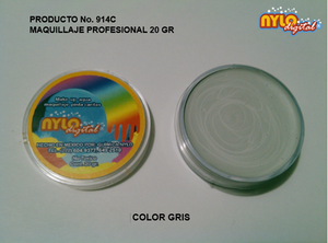 Maquillaje De Fantasia Nylo Digital 20 Gr. Gris