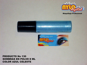 Sombra en polvo 8 ml, Azul cielo metálico