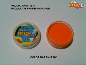 Maquillaje De Fantasia Nylo Digital 4 Gr. Naranja UV