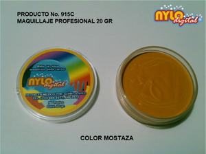 Maquillaje De Fantasia Nylo Digital 20 Gr. Mostaza