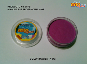 Maquillaje De Fantasia Nylo Digital 8 Gr.  Magenta UV