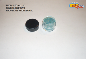 SOMBRA EN POLVO 8 ML, COLOR AZUL TURQUEZA