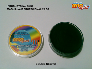 Maquillaje De Fantasia Nylo Digital 20 Gr. Negro