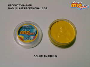 Maquillaje De Fantasia Nylo Digital 8 Gr. Amarillo