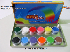 ESTUCHE DE 12 COLORES 4GR C/U COLORES BASICOS