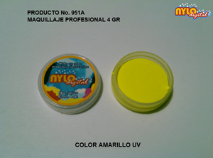 Maquillaje De Fantasia Nylo Digital 4 Gr. Amarillo UV