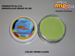 Maquillaje de payaso 84 Gr.Verde Claro