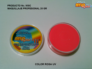 Maquillaje De Fantasia Nylo Digital 20 Gr.  Rosa UV