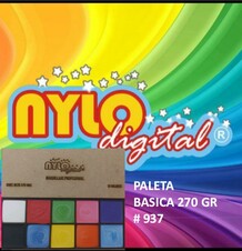 Maquillaje De Fantasia Nylo Digital 270 Gr. Colores Básicos