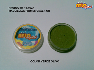 Maquillaje De Fantasia Nylo Digital 4 Gr. Verde Olivo