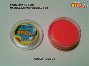 Maquillaje De Fantasia Nylo Digital 8 Gr. Rosa UV